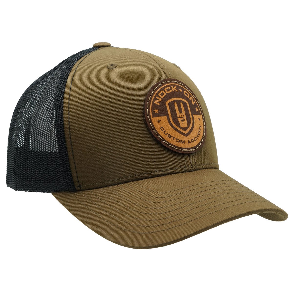 Center Shot Leather Patch Hat – NOCK ON ARCHERY