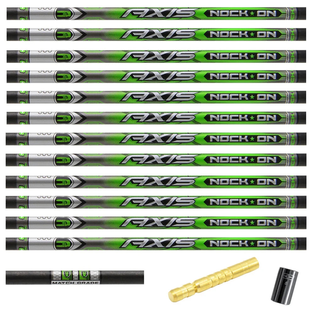 Nock On Axis Pro Series Bare Shafts (12ct)