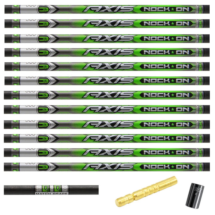 Nock On Axis Pro Series Bare Shafts (12ct)