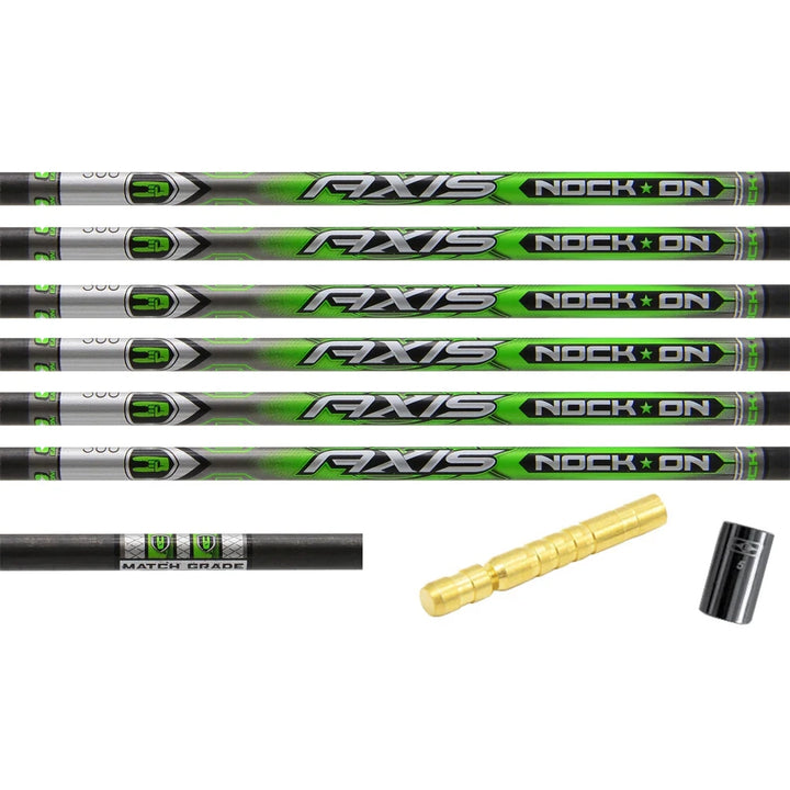 Hand Fletched Axis Match Grade Arrows (6ct)