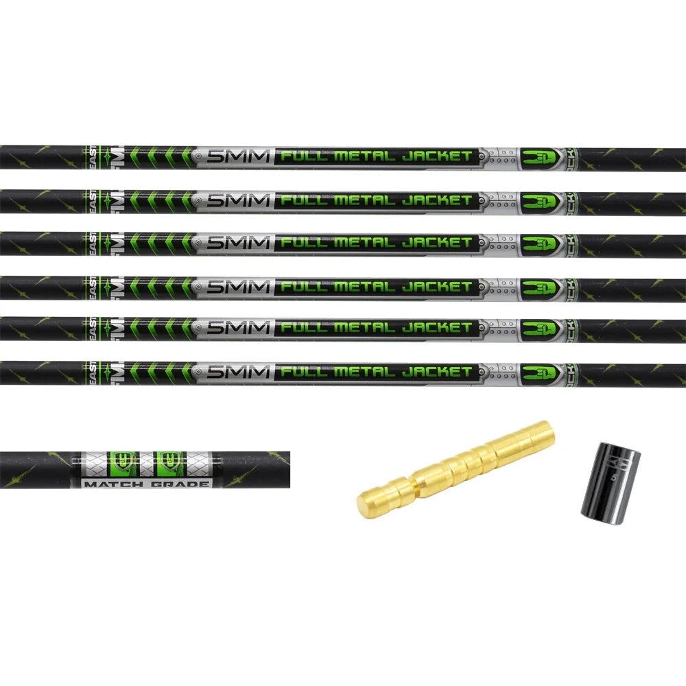 Hand Fletched FMJ Match Grade Arrows (6ct)