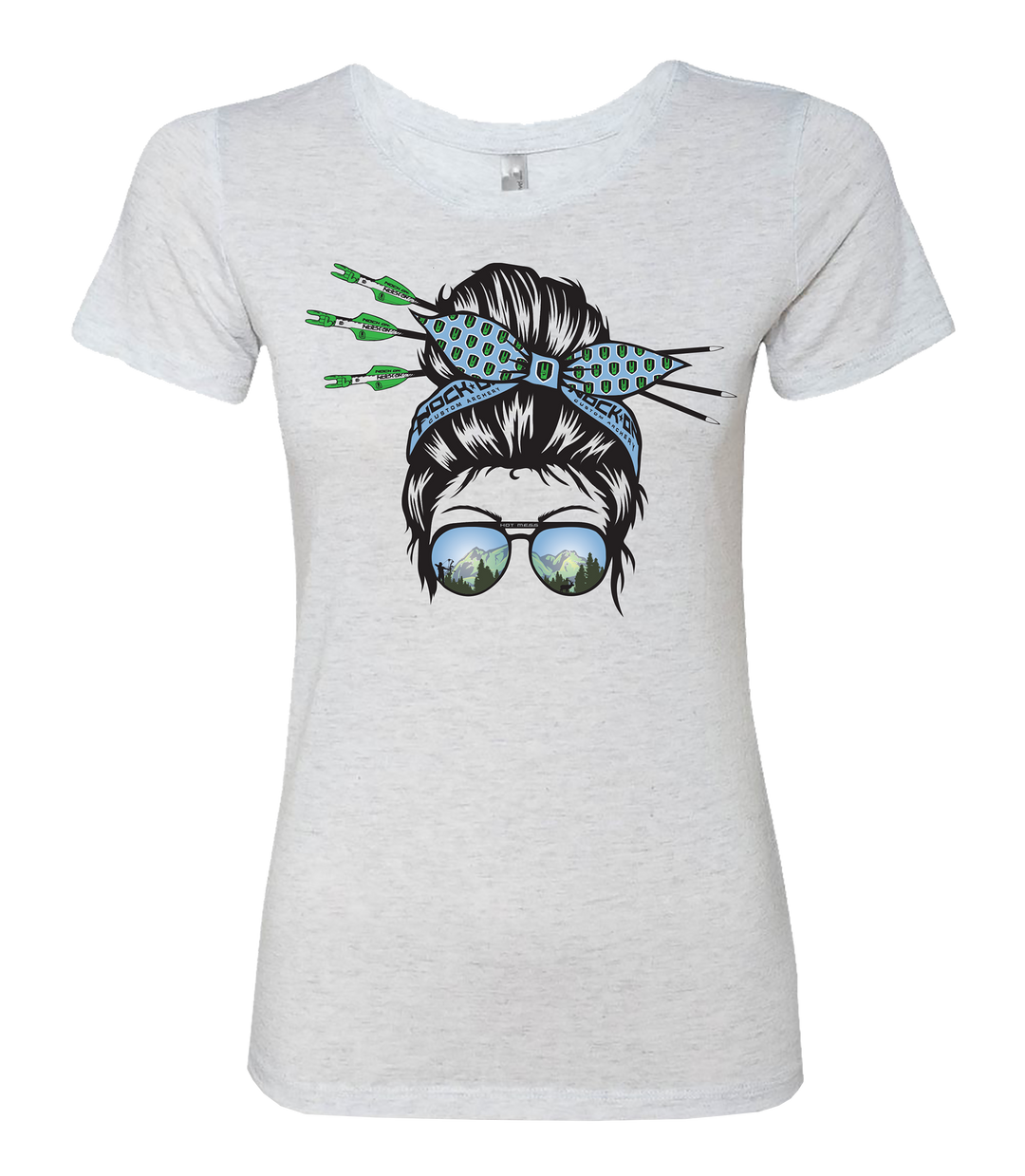 Ladies Hot Mess Slim Fit Tee