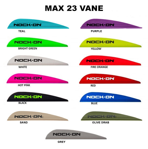 Max 23 Vane - 50 Pk – NOCK ON ARCHERY