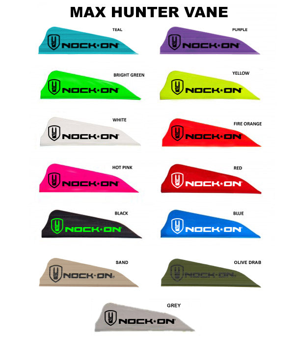 Max Hunter Vane- 50 Pk – NOCK ON ARCHERY