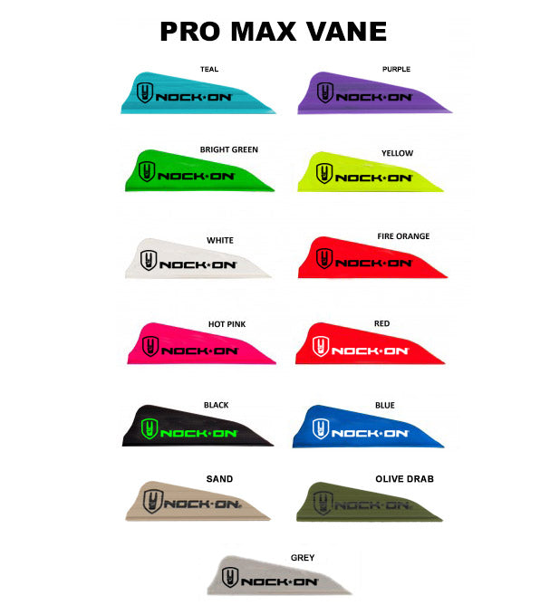 Pro Max Vane - 50PK – NOCK ON ARCHERY