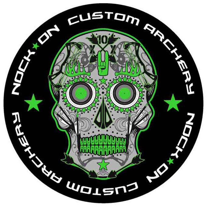 Dia De Arco Nock On Custom Archery Sticker