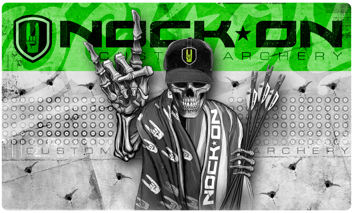 Skully Large Decor Mat NOCK ON ARCHERY