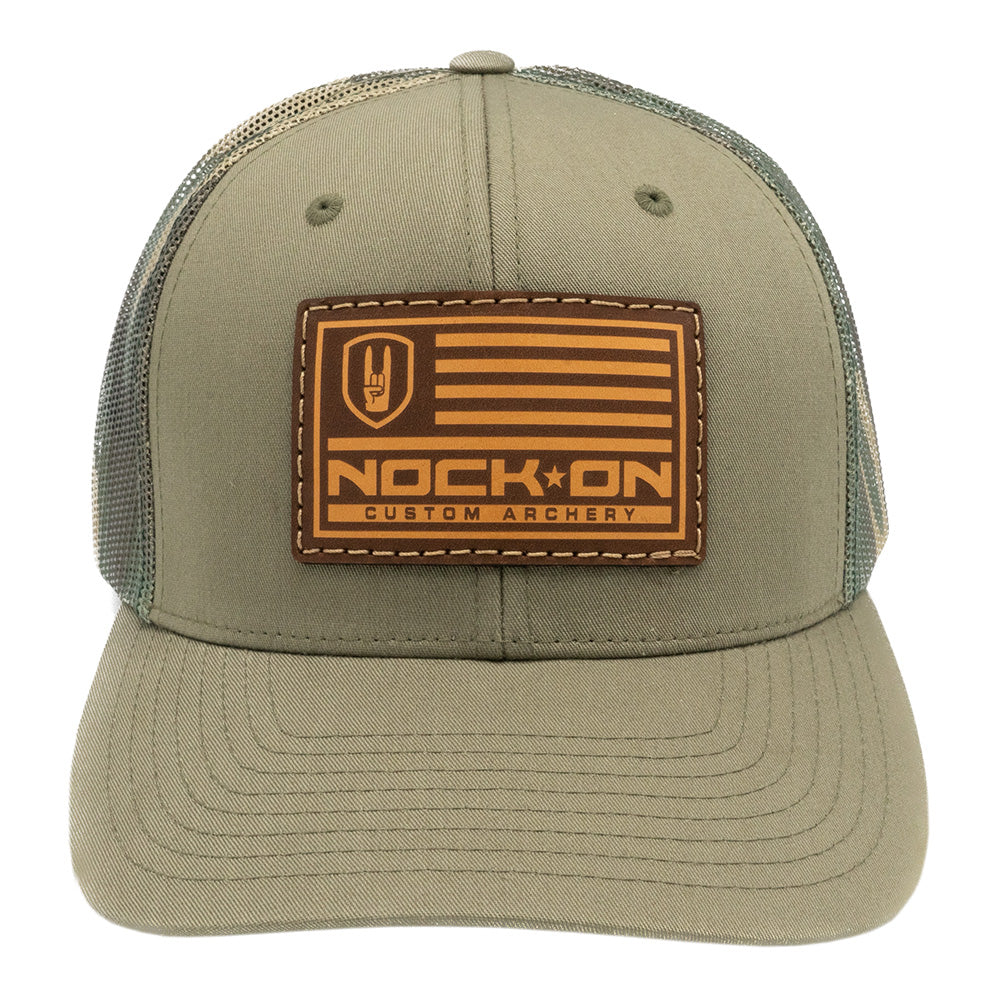 Charcoal/Orange Richardson Hat w/Logo - Athens Archery