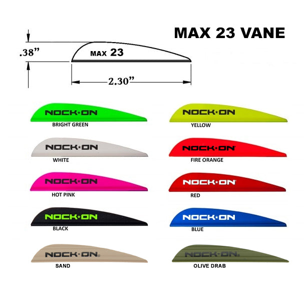 Vanes NOCK ON ARCHERY