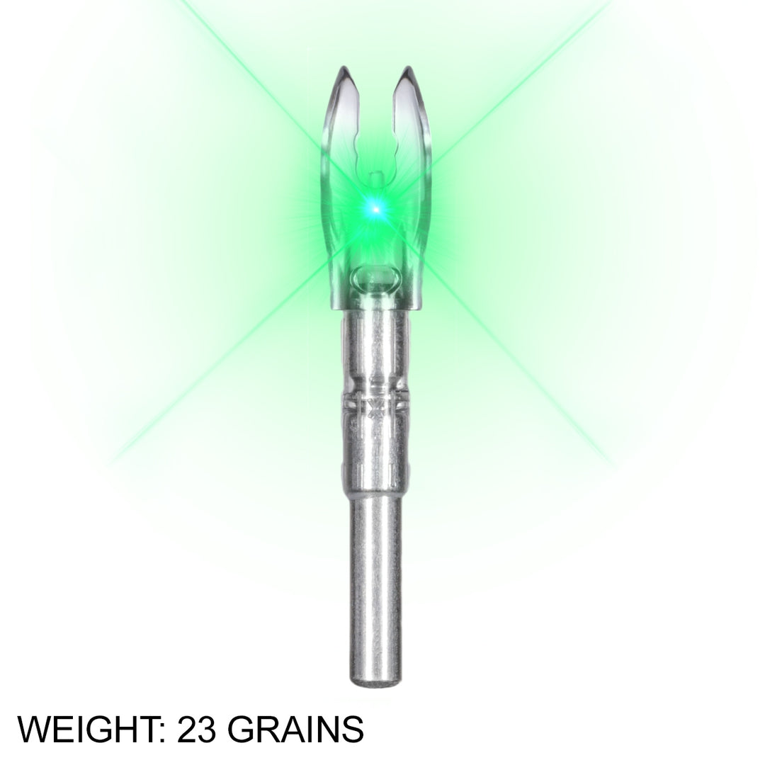 Nockturnal Lighted Nocks GREEN 3pk