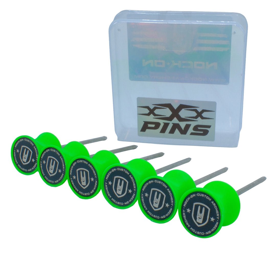 X-Pins Nock On Target Pins- 6 Pack