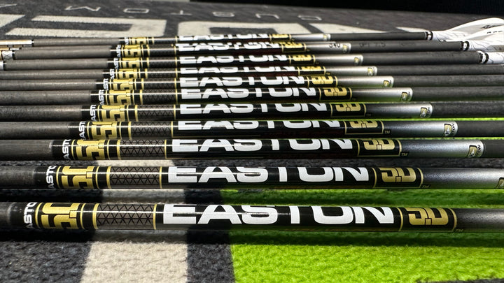 Easton 5.0 Match Grade Bare Shafts (12ct) Includes Brass HIT & Stainless Match Collars