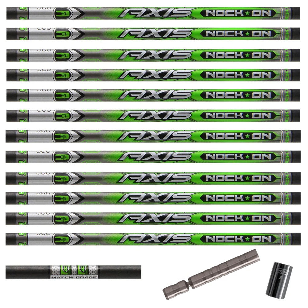 Hand Fletched Axis Match Grade Arrows (12ct) – NOCK ON ARCHERY