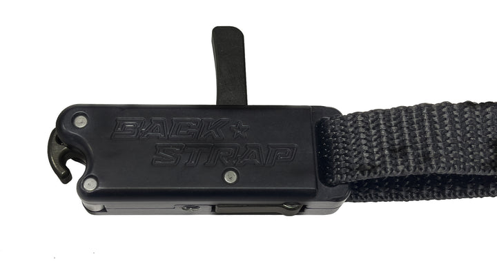 Back Strap Tension-Activated Wrist Release
