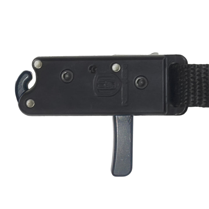 Back Strap Tension-Activated Wrist Release