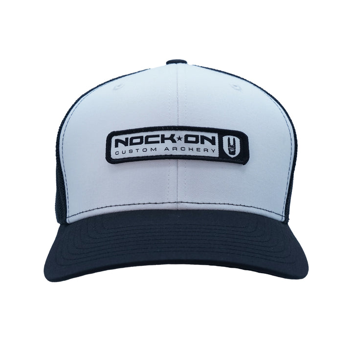 Branded Black & White Hat
