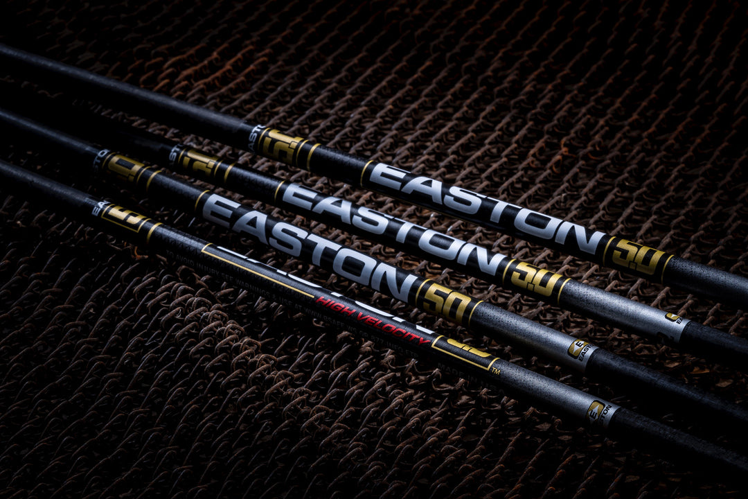 Easton 5.0 Match Grade Bare Shafts (6ct) Includes Brass HIT
