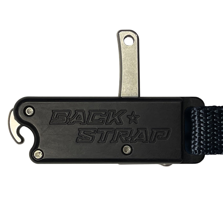 Back Strap Tension-Activated Wrist Release