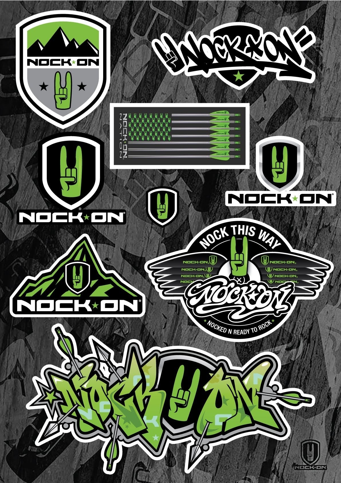 Nolick Sticker Nock On Sticker Pack – NOCK ON ARCHERY