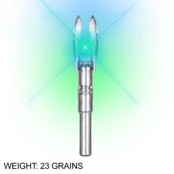 Nockturnal STROBING Nocks- Blue/Green 3pk