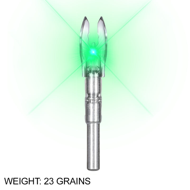 Nockturnal Lighted Nocks GREEN 3pk